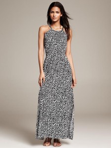 The dress I scored at Banana Republic.  When I added my $30 in BR rewards from my credit card, this dress was $10 plus taxes!!!