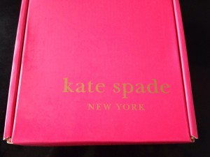 The box from Kate Spade New York.