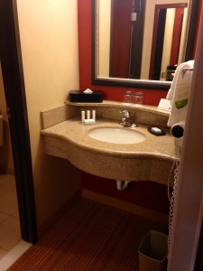 SInk/vanity area at Courtyard by Marriott Richland