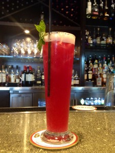 Bird Cafe's homage to a Singapore Sling.