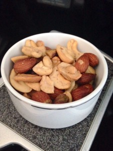 Warm nuts - served on thousands of daily American Airlines flights.