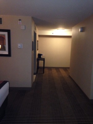 Hallway at the Hyatt Regency DFW "suite 923".