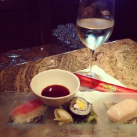 Sushi at Vines Wine Cafe, Golden Princess