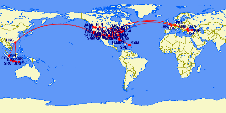 My 2014 travels covered 14 countries and many US states.