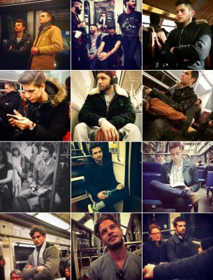 Mecs Métro Paris focuses on photos of hot men on the Paris Metro.